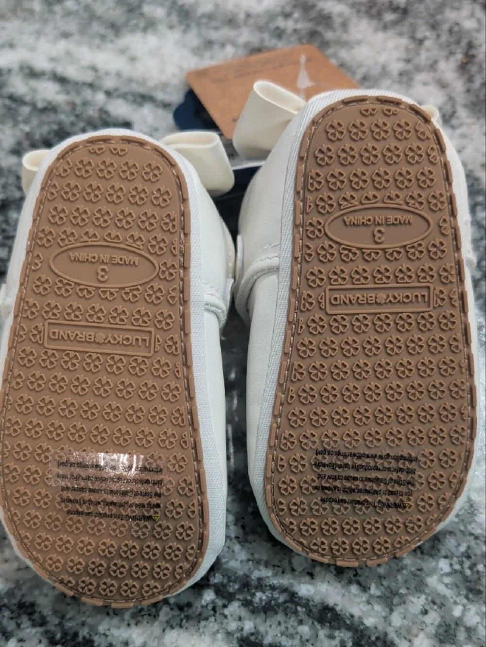 Lucky Brand White Baby Mary Jane Shoes